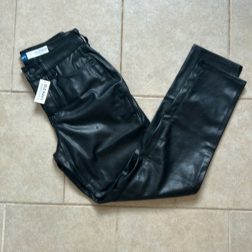 Old navy faux leather pants